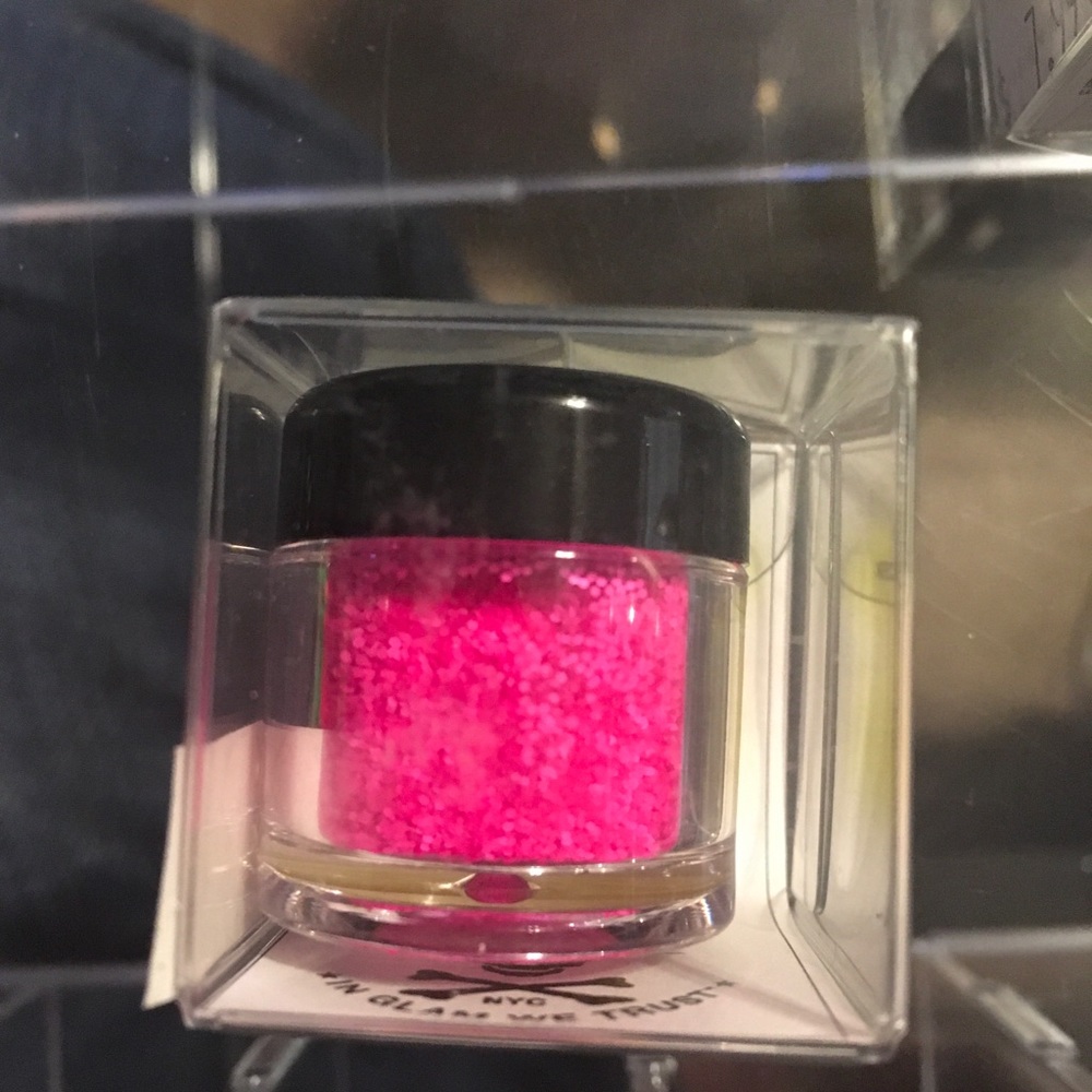 NIB  MANIC PANIC GLITTER ELECTRIC FUSCHIA PINK firm